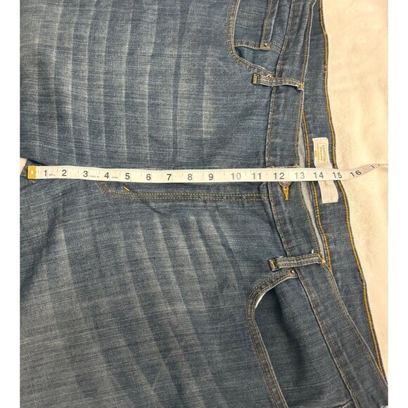 Mens Signature Levi Strauss GoldLabel Straight Fit Jeans 44x30 Medium Wash Denim - Picture 8 of 9